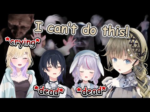 A lot of screams in a game called Don't Scream Together [Uruha, Lisa, Noah, Mimitaya / Vspo /EngSub]