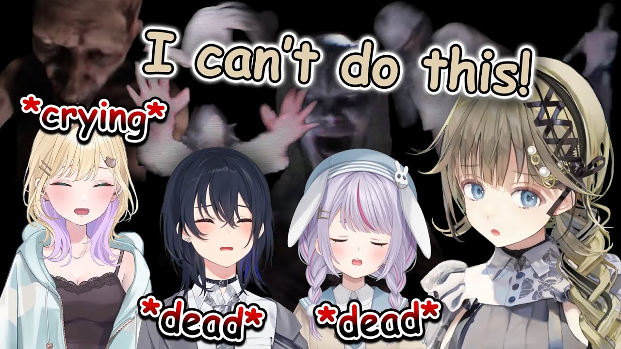 A lot of screams in a game called Don't Scream Together [Uruha, Lisa, Noah, Mimitaya / Vspo /EngSub]