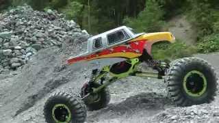 RC-Buggy gegen Crawler, das Show- Rennen, mit Humor