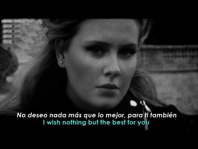 Adele - Someone Like You // Lyrics + Español // Video Official class=