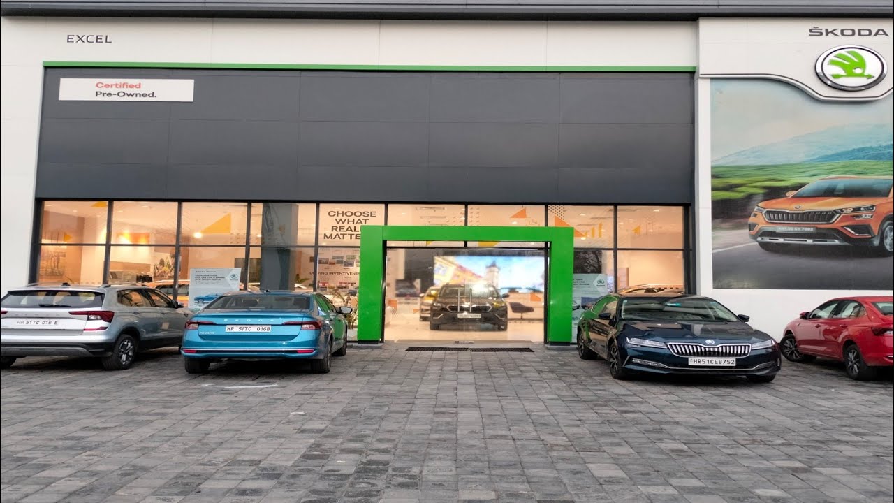 EXCEL SKODA 2022, SKODA FARIDABAD, SKODA SHOWROOM YouTube