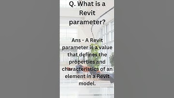 What is a Revit parameter? #shortsfeed #interviewquestions #viralshort #bim #revit #shorts #ytshort