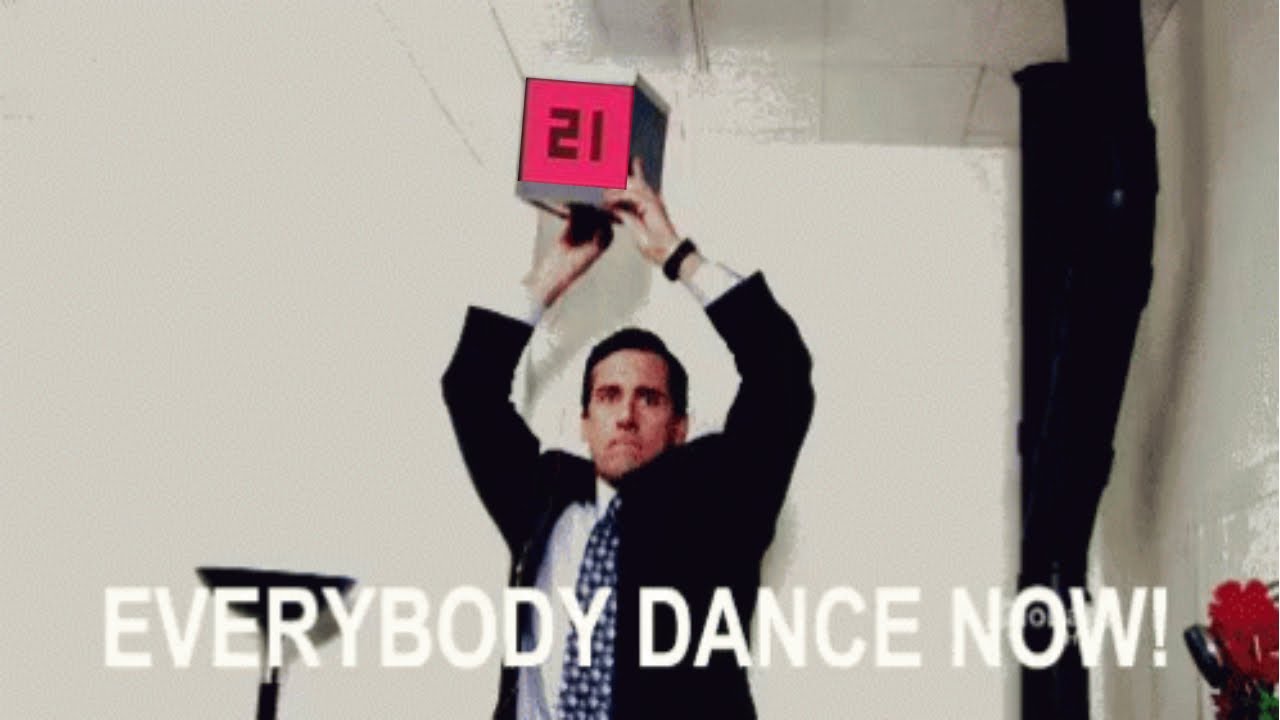 Everybody dance now office