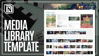 📺 how to organise your tv & film library with the ultimate notion system ⭐ media template tour screenshot 4