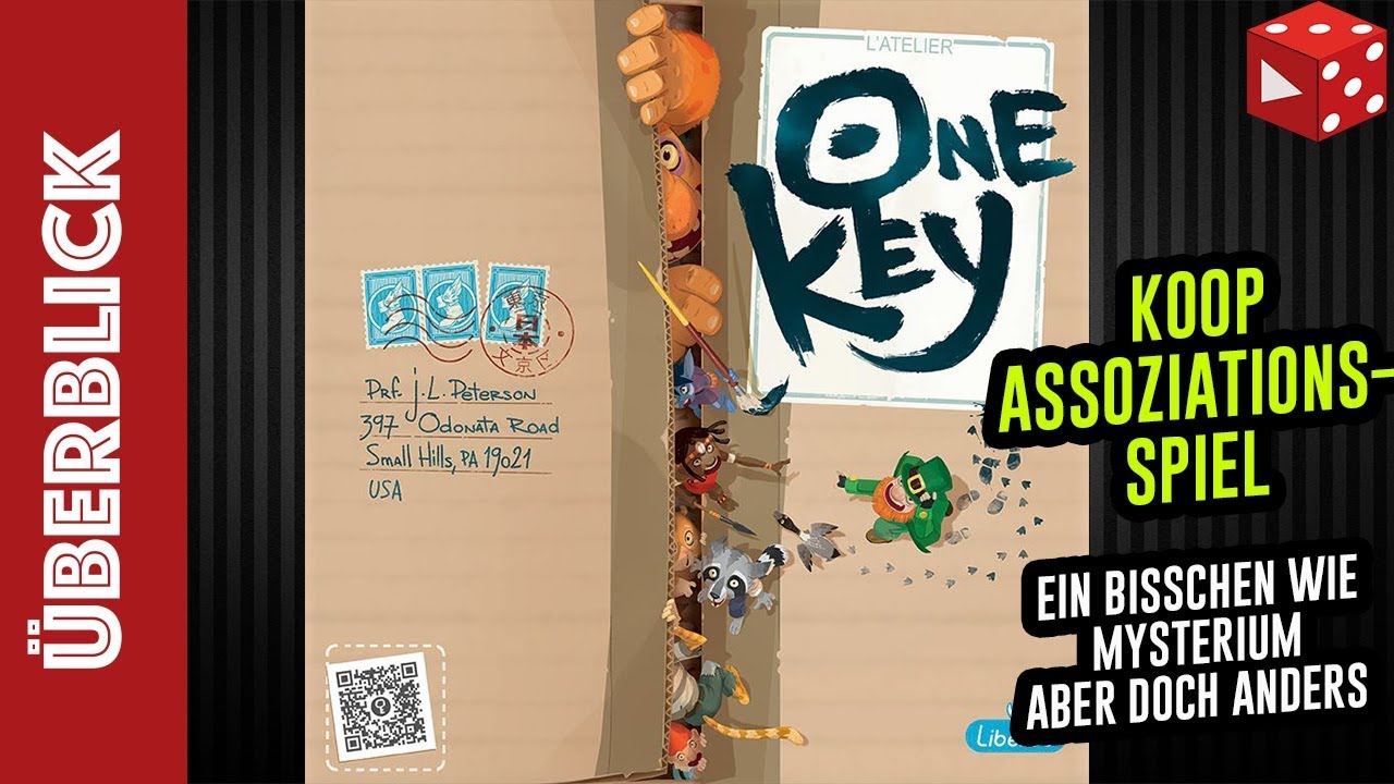 One Key – Kooperatives Deduktionsspiel Für Die Familie, 2–6 Spieler Ab 8 Jahren, Spieldauer Ca. 20 Minuten