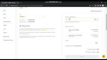 Transfer BNB from Binance to Metamask wallet with BSC Network (BEP-20)