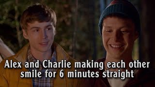 Alex and Charlie making each other smile for 6 minutes straight || 13 Reasons Why