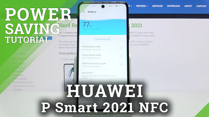How to Enable Power Saving Mode on HUAWEI P Smart 2021 NFC – Turn On Power Saving Mode