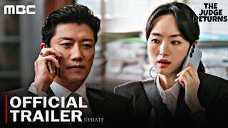 The Judge Returns Official Trailer : update | Ji Sung, Park Hee Soon, Won Jin A | New korean drama