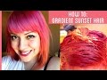Gradient sunset hair tutorial