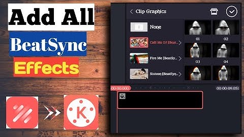 How To Add All BeatSync Effects In Kinemaster | How To Add New Extra BeatSync Effects Kinemaster