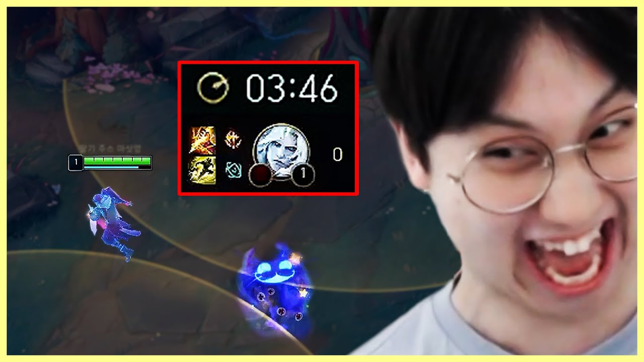 상대 정글 지옥 끝까지 쫓아가는 싸이코 동선