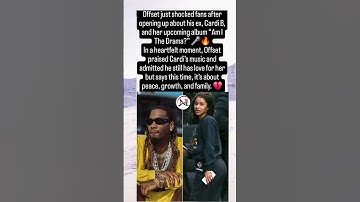Offset Finally Speaks on Cardi B’s New Album & Their Breakup #shorts #Offset #CardiB#HipHopNews