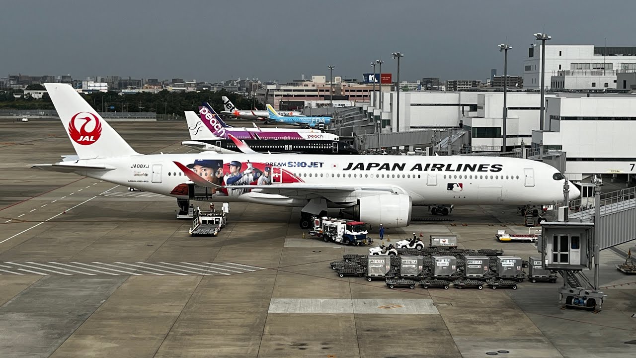 Aviation 1:400 日本航空 A350-900 JA08XJ 大谷 Japan Airlines (JAL) Airbus A350-900 Shohei Ohtani Reg