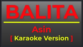 BALITA - ASIN II POPCORN KARAOKE [ KARAOKE VERSION ]