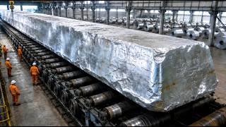 How Pure Aluminum Is Made From Millions Of Tons Red Soil | Inside Massive Refining Factory