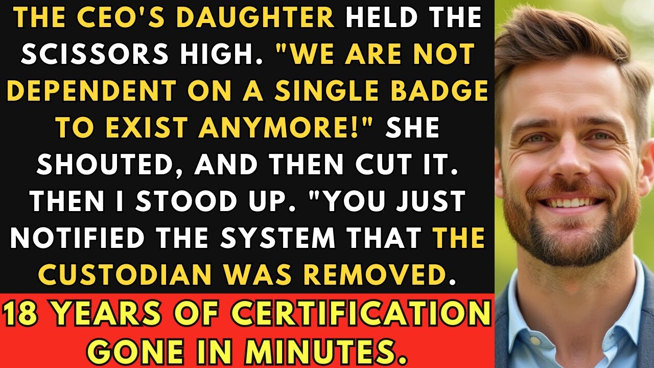 The CEO's Daughter Cut My Badge—And Our 18-Year Certification Collapsed In Minutes