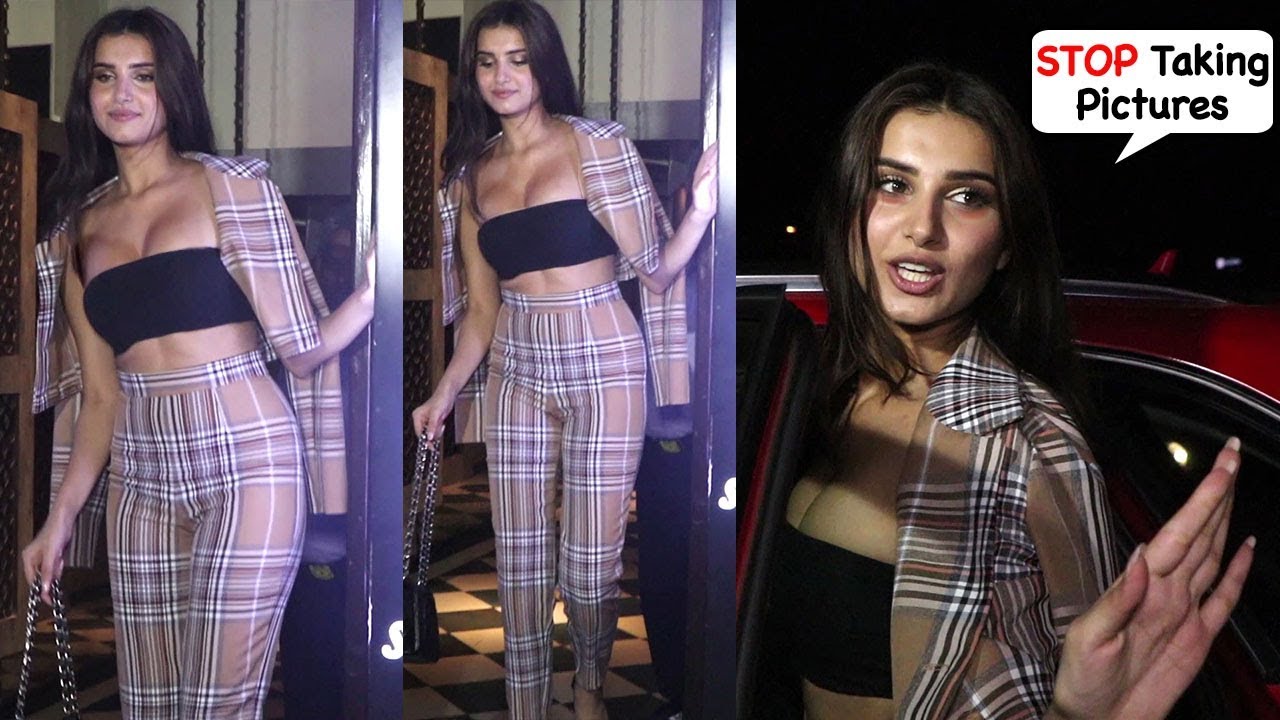 Tiger Shroff Co-Star DRUNNKK Tara Sutaria Not Able To Walk Properly After Party With Friends - YouTube