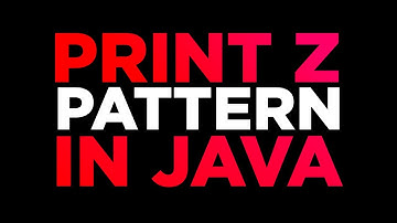Alphabet Z shape pattern in java