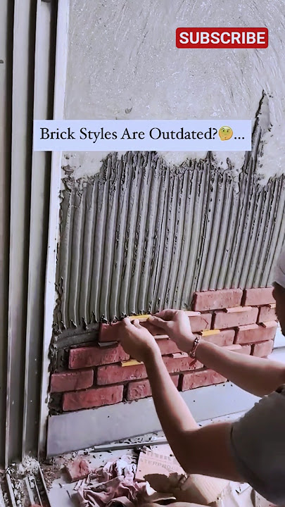Brick style are outdated?/think again/ #construction #interiordesign #brick #homedecor #tiles