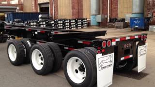 TriAxle 2040' Combo  Sliding Intermodal Container Chassis