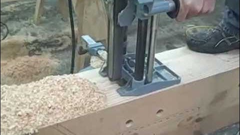Timber Frame - Chain Morticer