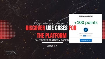 Discover Use Cases for the Platform: Salesforce Platform Basics #salesforce#trailhead Narrated-Guide