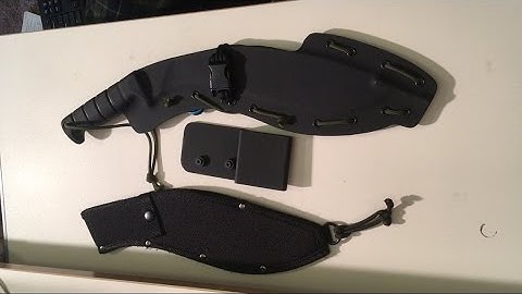 Chestnut Ridge Kydex Sheath for OKC Kukri