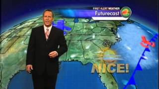 Cloudy and cool today but sunshine coming