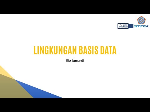 Video: Apa itu lingkungan basis data?