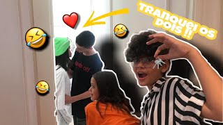 Trancamos O Victor E A Millena Maia No Banheiroserá Que Rolou Beijo Pra Sair?