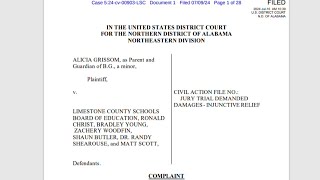 Parent sues Limestone Co. Schools Board, former coach, alleging negligence during school incident