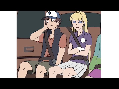 dipper x pacifica anime (animation)