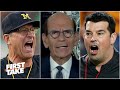 This is petty! - Paul Finebaum on Jim Harbaugh accusing Ryan Day of breaking rules | First Take