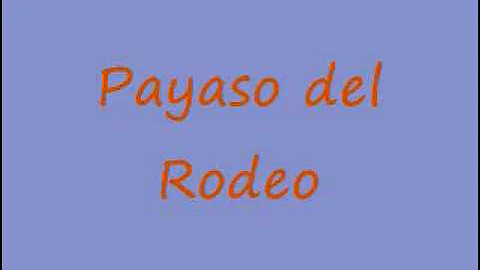 Payaso del Rodeo