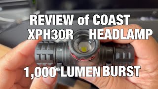 Review of the Coast XPH30R Headlamp