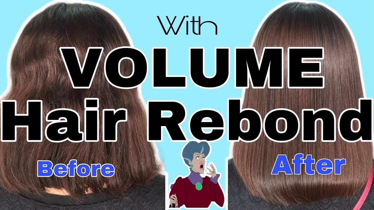 Hair Rebonding with VOLUME Detailed Step By Step by ALDRENiZED