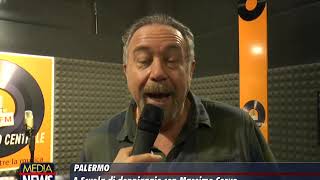 Massimo Corvo la voce di Stallone e Kevin Spacey ospite a Radio Palermo Centrale