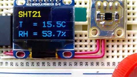 SHT21 Humidity and Temperature Sensor