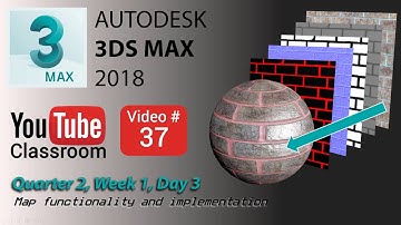 3DS Max 2018 Class #37 (Map Use in the Slate Material Editor)