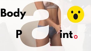 🔥🔥🔥Bikini body paint Nude body paint Body paint Micro bikini Sexy model body paint Tanga body paint