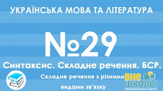 Онлайн-урок ЗНО. Українська мова та література №29. Безсполучникове складне речення. Складне рече... Онлайн-урок ЗНО. Українська мова та література №29. Безсполучникове складне речення. Складне рече...