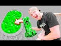 Minecraft, But I Drop Things Into Slime Pit!