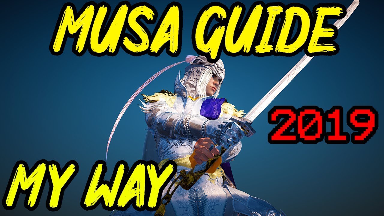 Black Desert Online - Musa Guide - Combos, Addons, Skill Points, 1v1, More! Updated 2019 - YouTube