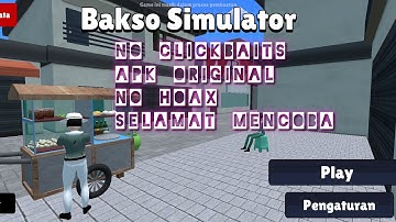 Bakso Simulator Beta 0.1 Android IOS Versi Original - Login Google bisa save data