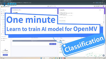 1 Minute to Learn Training AI model for OpenMV - Classification [SingTown OpenMV Video Tutorial]