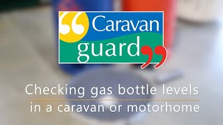 Checking your gas levels in a caravan or motorhome