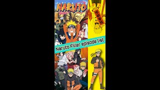 |Naruto Anime Filler episodes list|. & |Naruto Shippuden Anime Filler episodes list