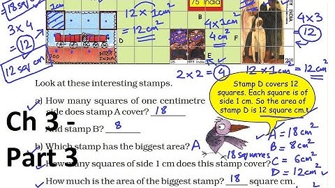 Maths Magic Class 5 | Ch 3 - Part 3 | Measure Stamps | Area and Perimeter of a Square