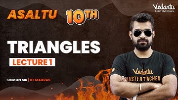 Triangles| L1 | Class 10 Maths |  Shimon Sir | Vedantu Master Tamil